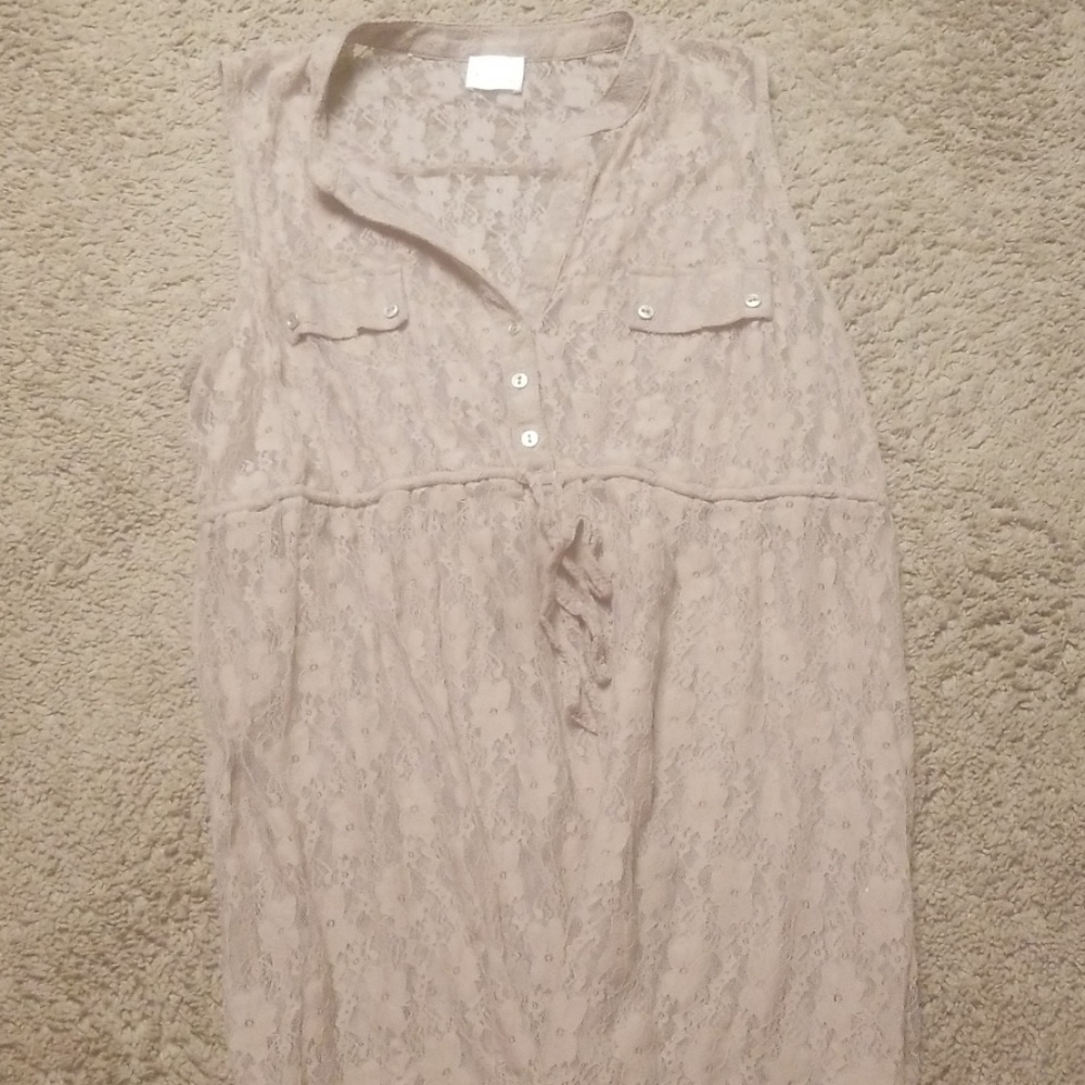 Lavender maternity shirt